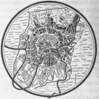 Map of a moutnaintop city